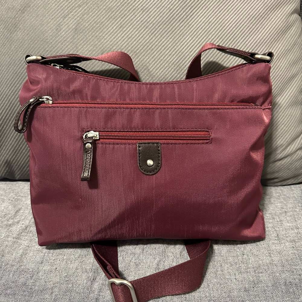 Osgoode Marley "Cityscape" Burgundy Cross Body